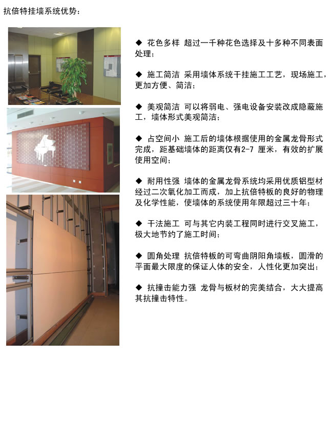 室内挂墙板、护墙板